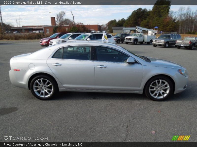 Silver Ice Metallic / Ebony 2012 Chevrolet Malibu LTZ