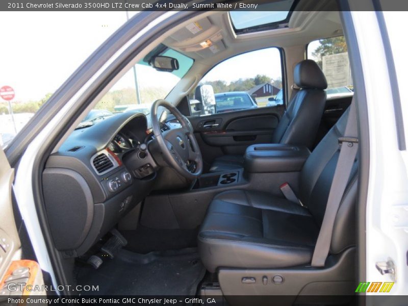 Summit White / Ebony 2011 Chevrolet Silverado 3500HD LTZ Crew Cab 4x4 Dually