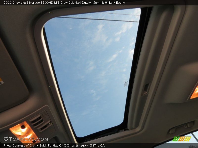 Summit White / Ebony 2011 Chevrolet Silverado 3500HD LTZ Crew Cab 4x4 Dually