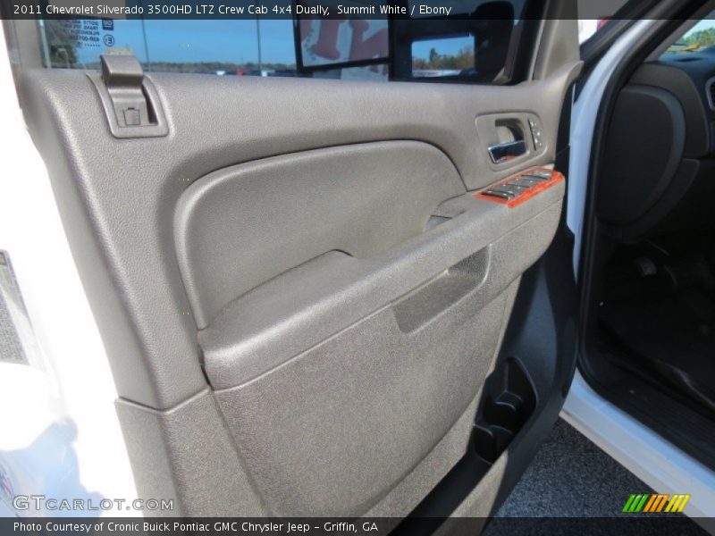 Summit White / Ebony 2011 Chevrolet Silverado 3500HD LTZ Crew Cab 4x4 Dually