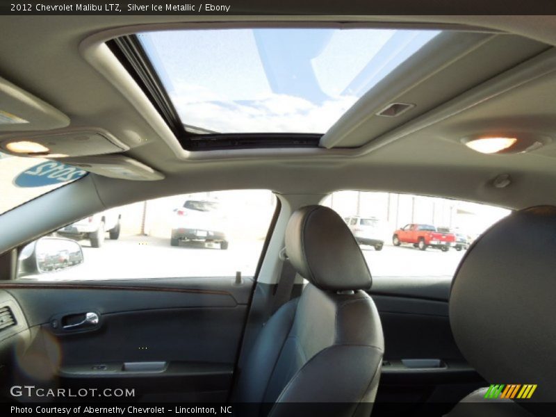 Silver Ice Metallic / Ebony 2012 Chevrolet Malibu LTZ