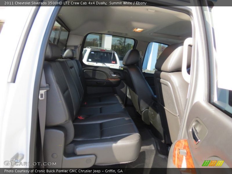 Summit White / Ebony 2011 Chevrolet Silverado 3500HD LTZ Crew Cab 4x4 Dually