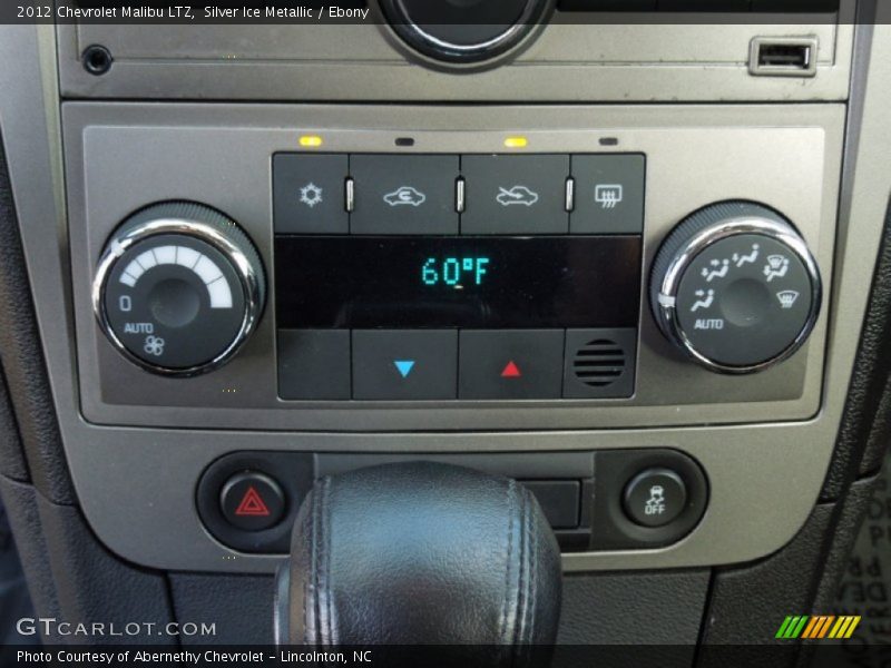 Silver Ice Metallic / Ebony 2012 Chevrolet Malibu LTZ