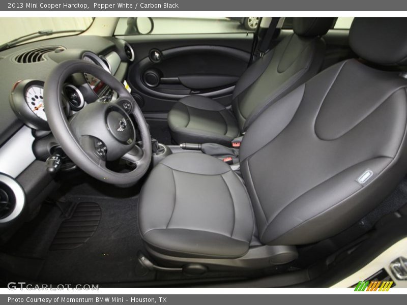 Pepper White / Carbon Black 2013 Mini Cooper Hardtop