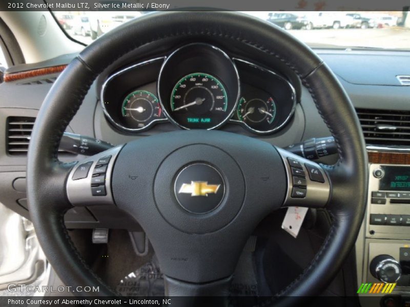Silver Ice Metallic / Ebony 2012 Chevrolet Malibu LTZ