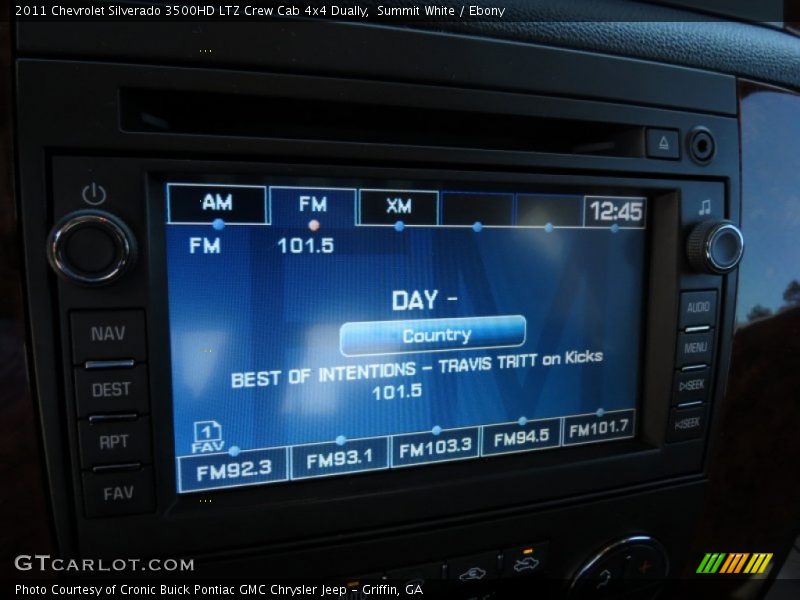 Summit White / Ebony 2011 Chevrolet Silverado 3500HD LTZ Crew Cab 4x4 Dually