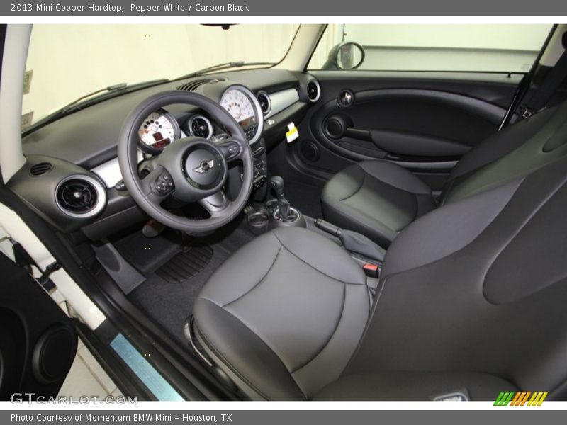 Pepper White / Carbon Black 2013 Mini Cooper Hardtop