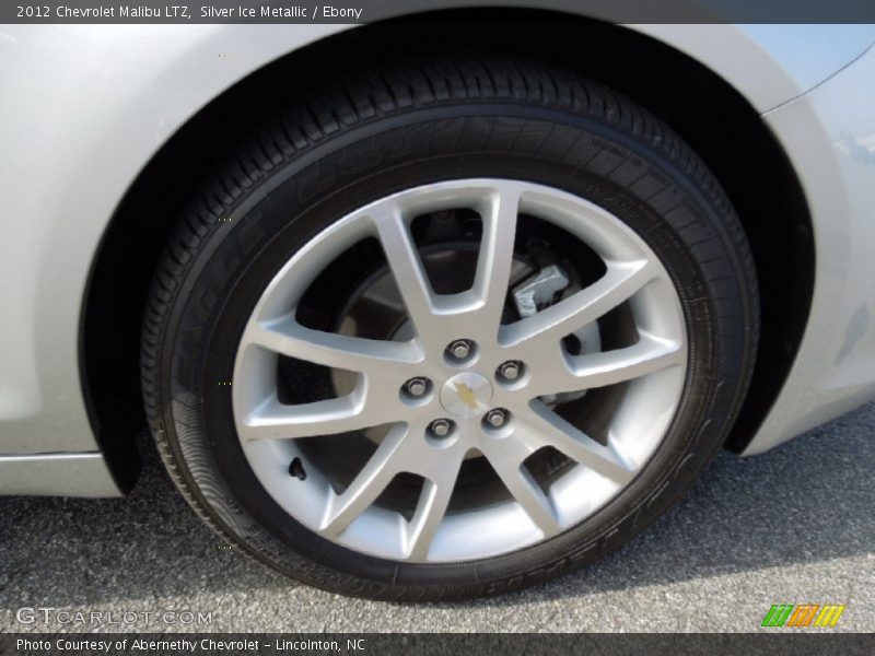Silver Ice Metallic / Ebony 2012 Chevrolet Malibu LTZ