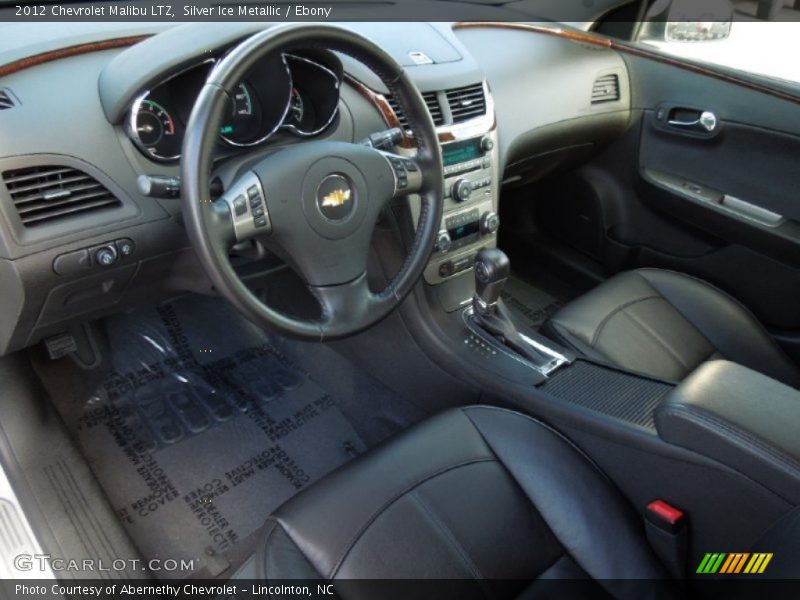 Silver Ice Metallic / Ebony 2012 Chevrolet Malibu LTZ