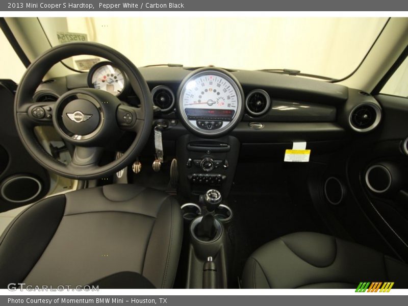 Pepper White / Carbon Black 2013 Mini Cooper S Hardtop