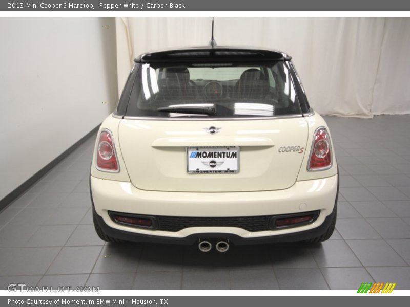 Pepper White / Carbon Black 2013 Mini Cooper S Hardtop