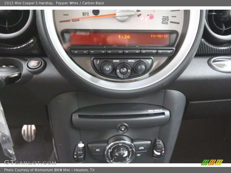 Pepper White / Carbon Black 2013 Mini Cooper S Hardtop