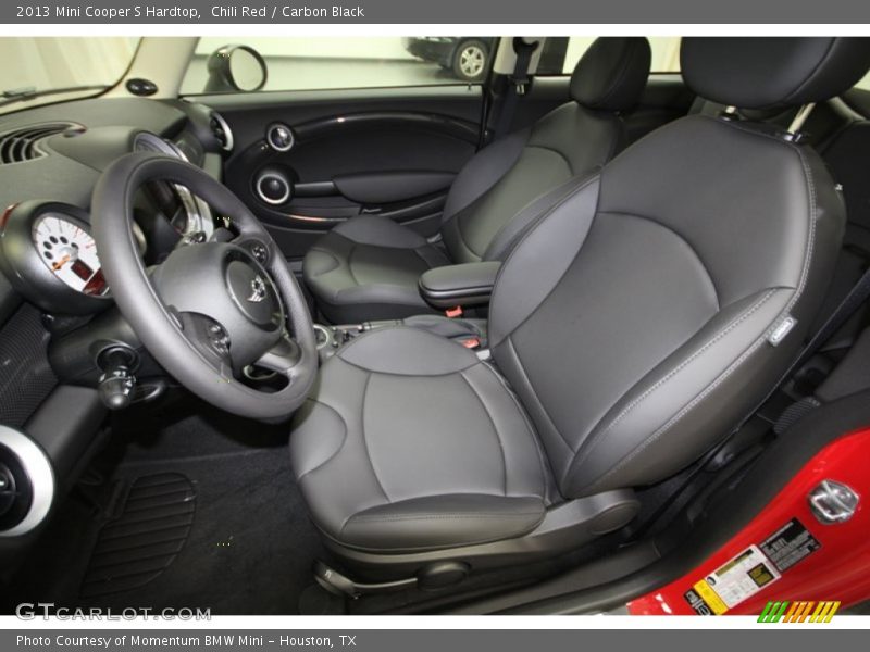 Chili Red / Carbon Black 2013 Mini Cooper S Hardtop