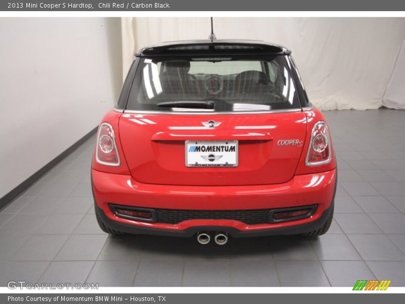 Chili Red / Carbon Black 2013 Mini Cooper S Hardtop