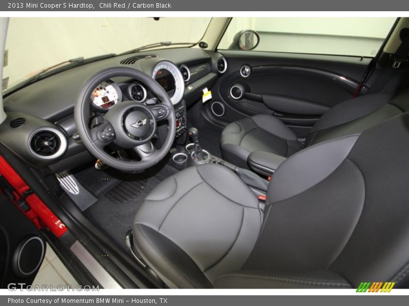 Chili Red / Carbon Black 2013 Mini Cooper S Hardtop