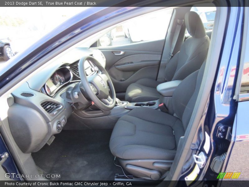 True Blue Pearl Coat / Black 2013 Dodge Dart SE