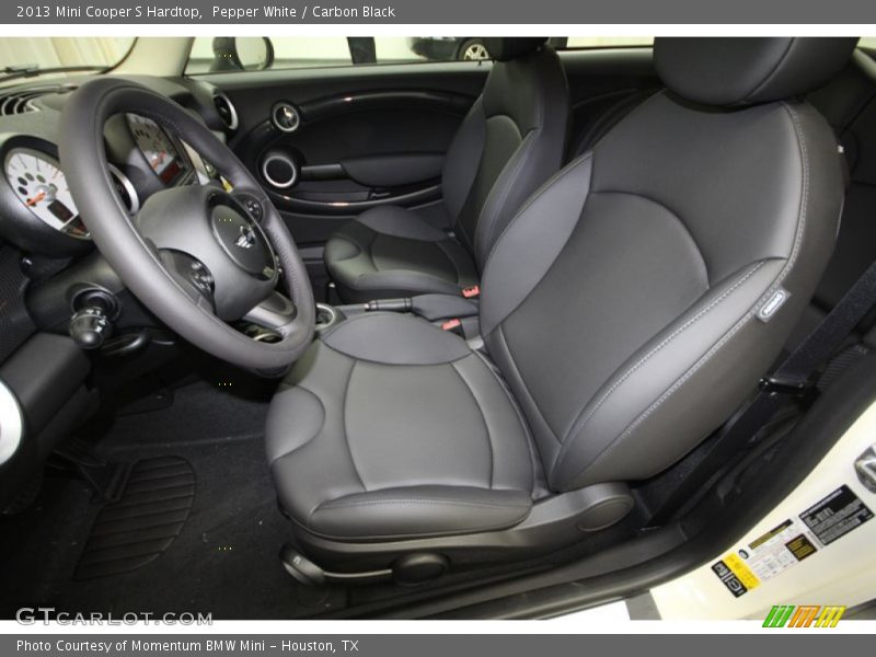 Pepper White / Carbon Black 2013 Mini Cooper S Hardtop