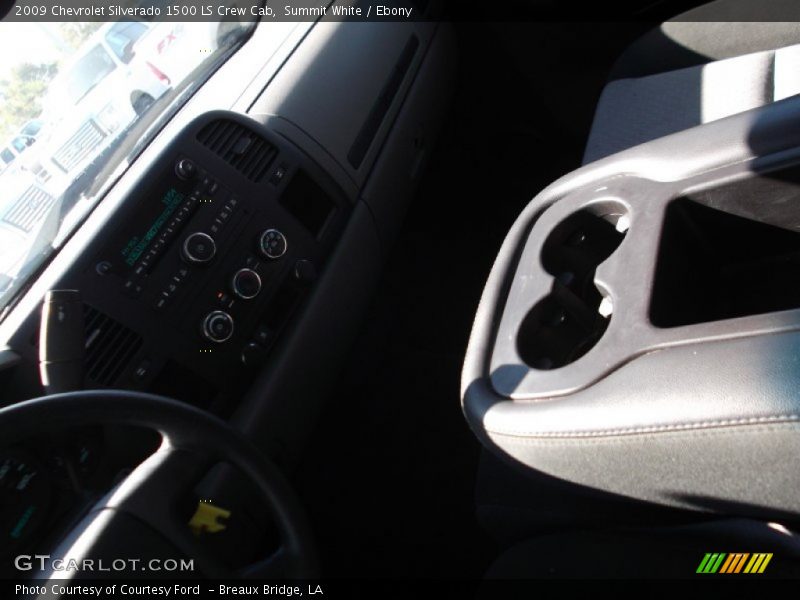 Summit White / Ebony 2009 Chevrolet Silverado 1500 LS Crew Cab
