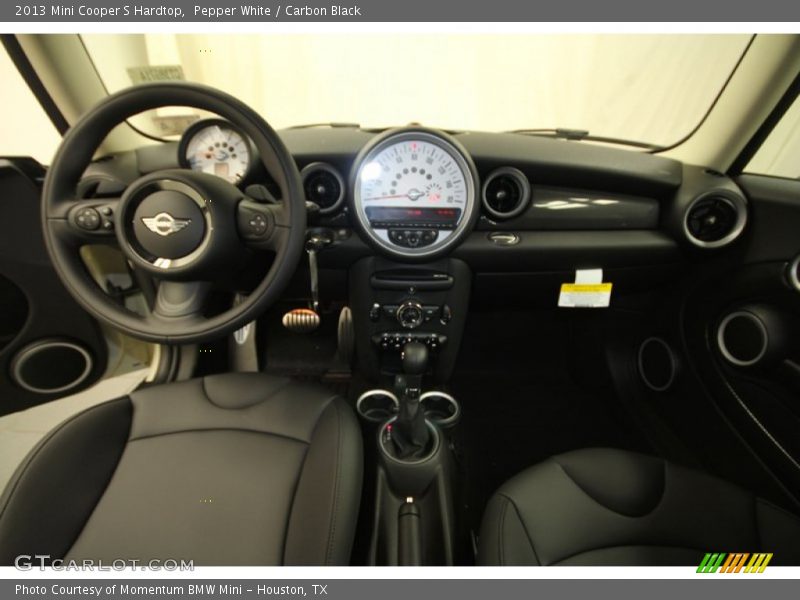 Pepper White / Carbon Black 2013 Mini Cooper S Hardtop