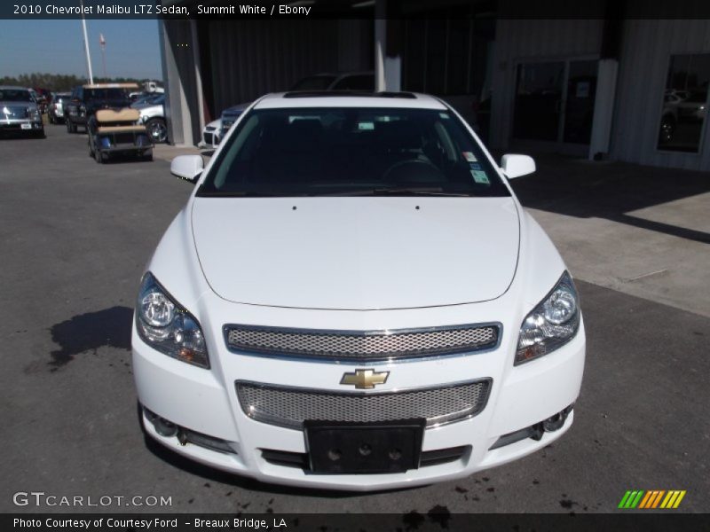 Summit White / Ebony 2010 Chevrolet Malibu LTZ Sedan
