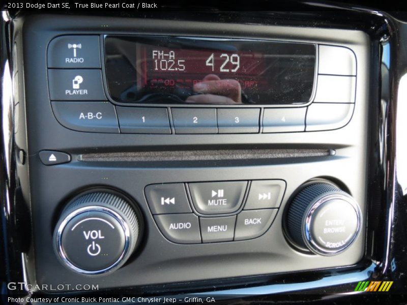 True Blue Pearl Coat / Black 2013 Dodge Dart SE