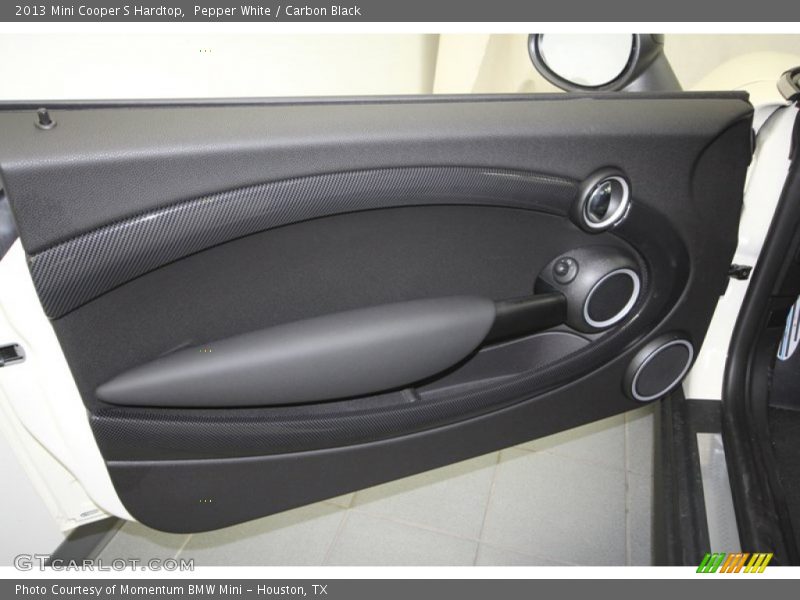 Pepper White / Carbon Black 2013 Mini Cooper S Hardtop