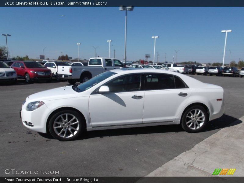 Summit White / Ebony 2010 Chevrolet Malibu LTZ Sedan