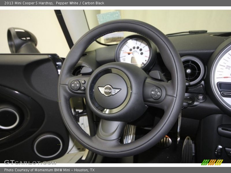 Pepper White / Carbon Black 2013 Mini Cooper S Hardtop