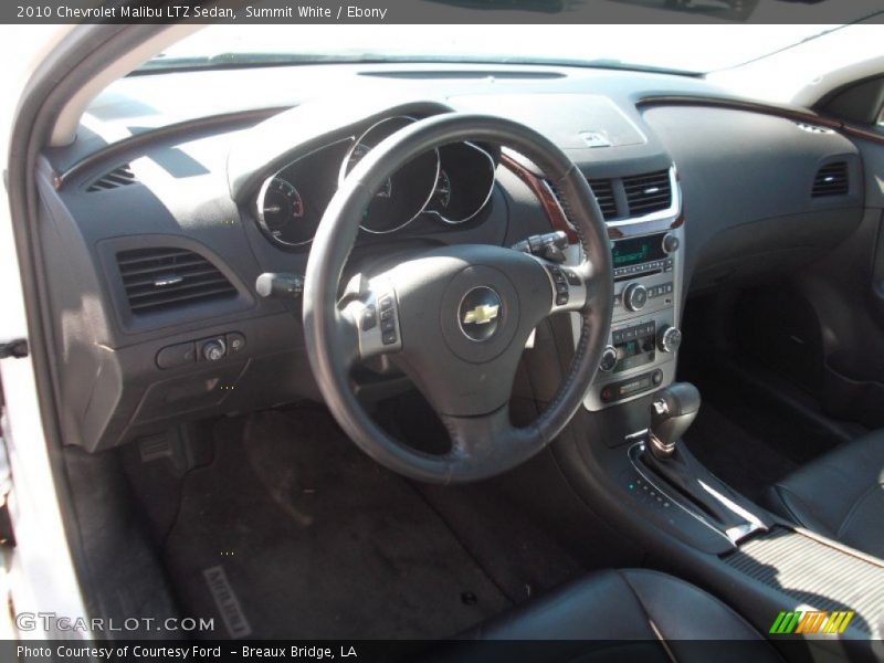 Summit White / Ebony 2010 Chevrolet Malibu LTZ Sedan