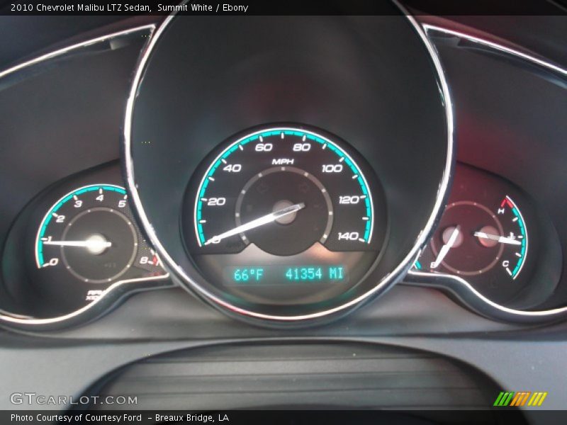 Summit White / Ebony 2010 Chevrolet Malibu LTZ Sedan
