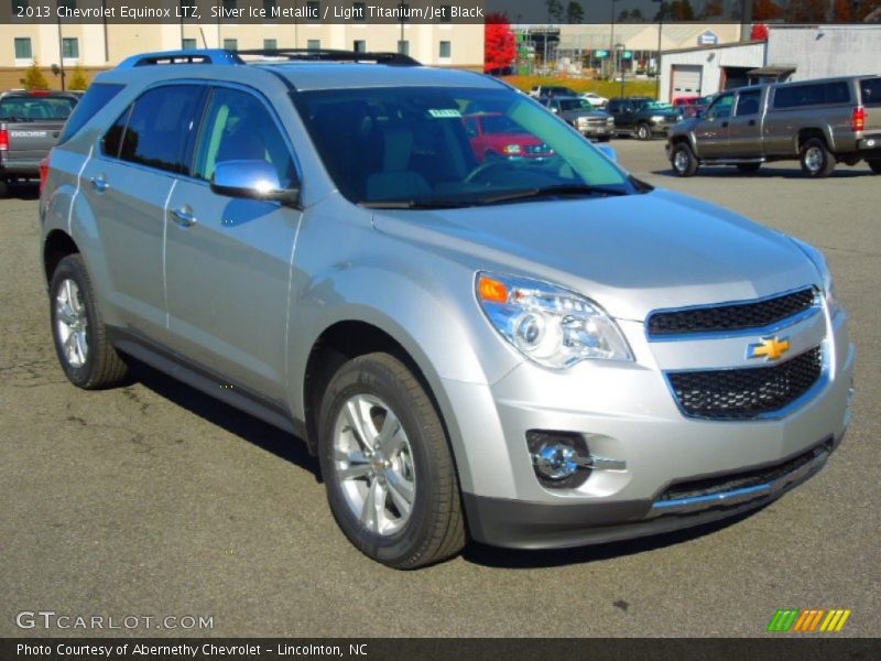 Silver Ice Metallic / Light Titanium/Jet Black 2013 Chevrolet Equinox LTZ