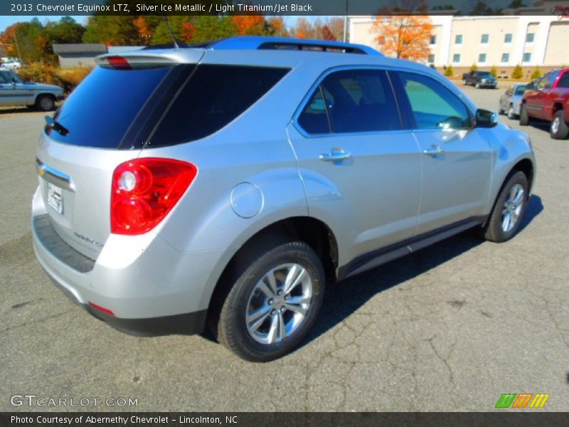 Silver Ice Metallic / Light Titanium/Jet Black 2013 Chevrolet Equinox LTZ