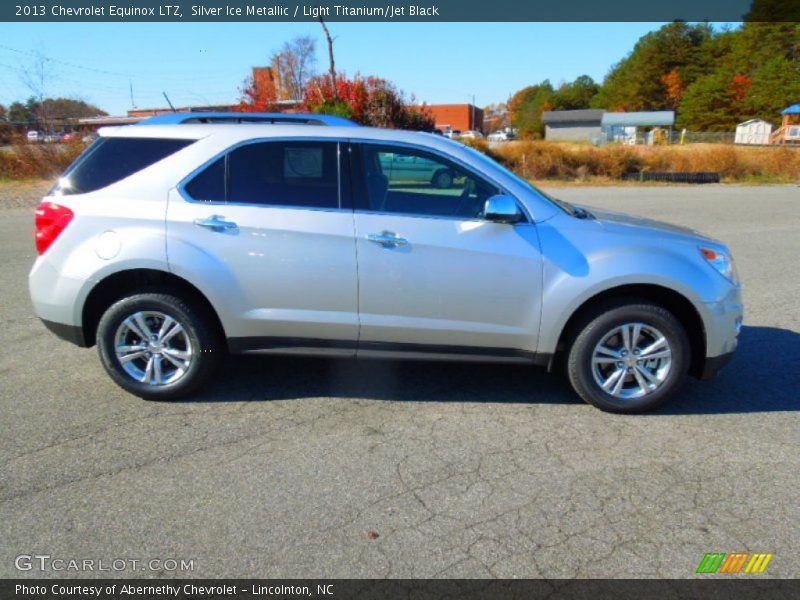 Silver Ice Metallic / Light Titanium/Jet Black 2013 Chevrolet Equinox LTZ