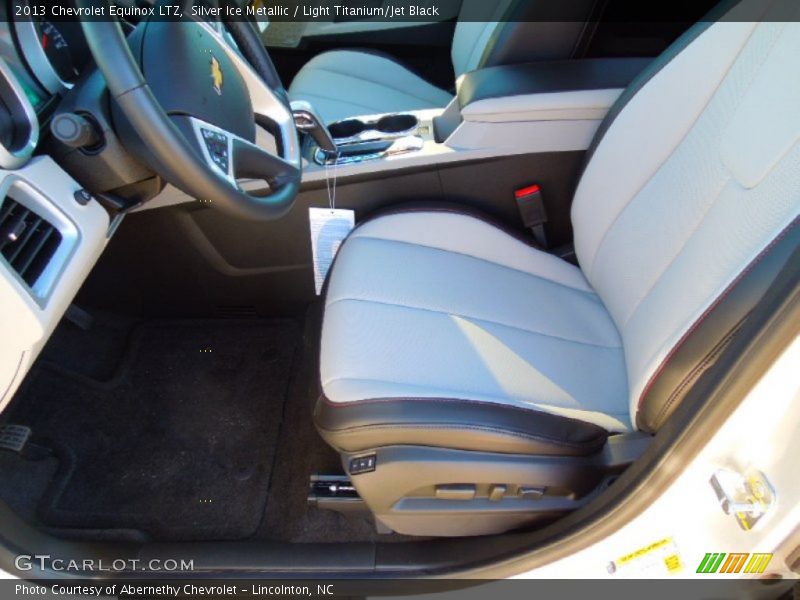 Silver Ice Metallic / Light Titanium/Jet Black 2013 Chevrolet Equinox LTZ