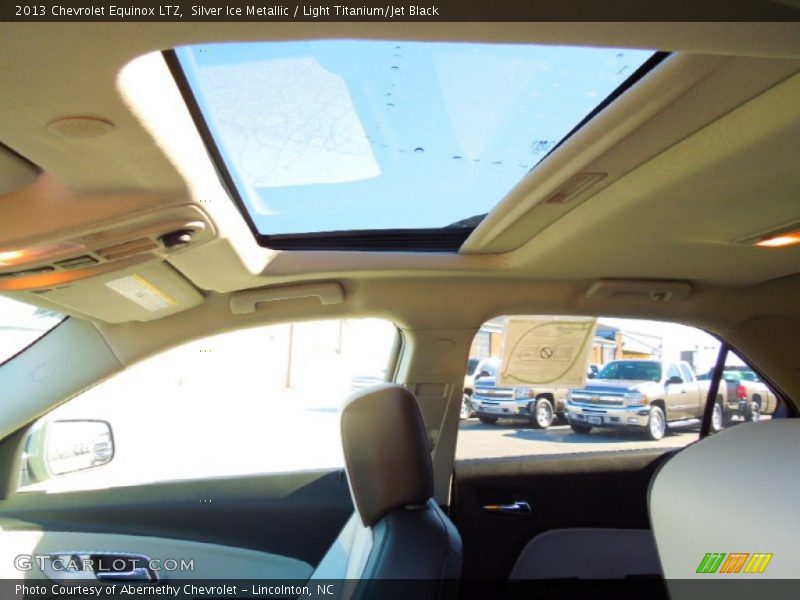 Silver Ice Metallic / Light Titanium/Jet Black 2013 Chevrolet Equinox LTZ