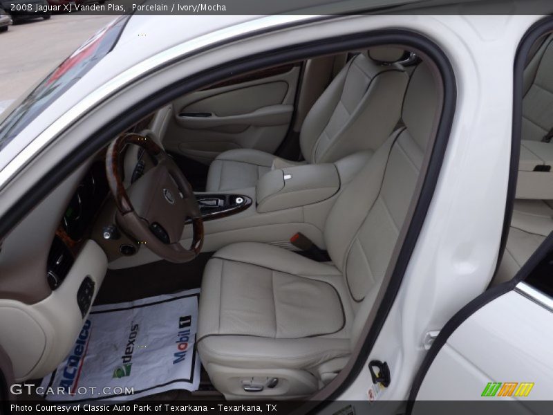 Porcelain / Ivory/Mocha 2008 Jaguar XJ Vanden Plas