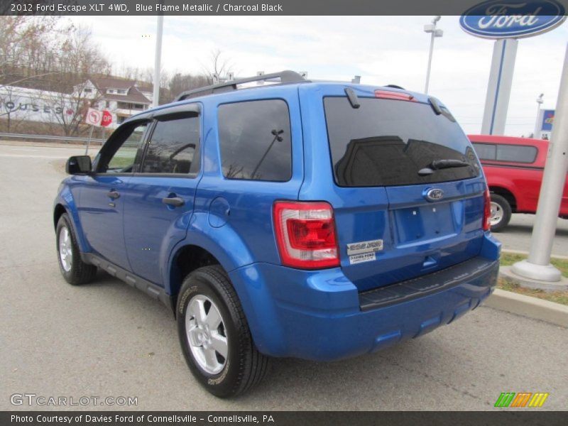 Blue Flame Metallic / Charcoal Black 2012 Ford Escape XLT 4WD