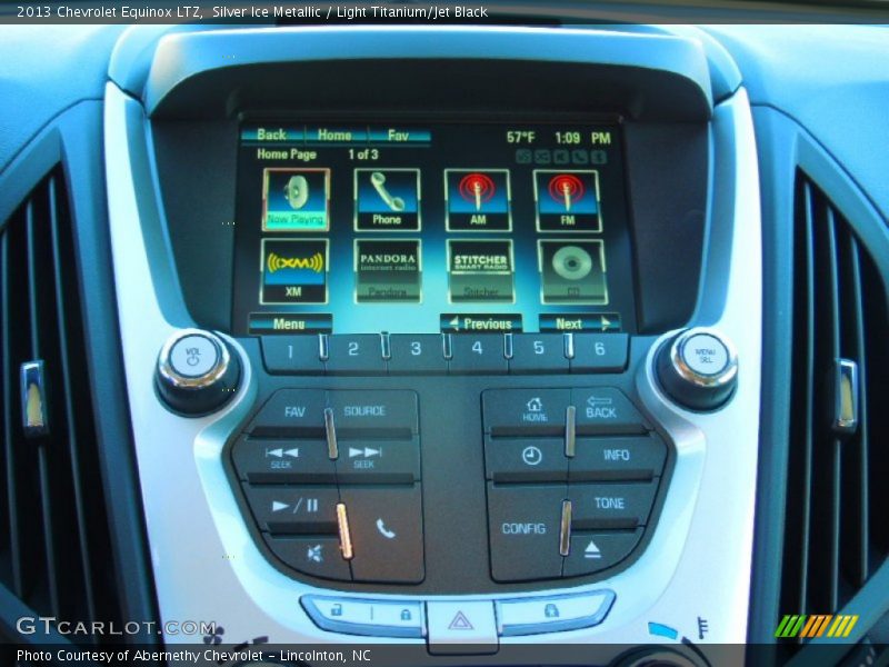 Silver Ice Metallic / Light Titanium/Jet Black 2013 Chevrolet Equinox LTZ