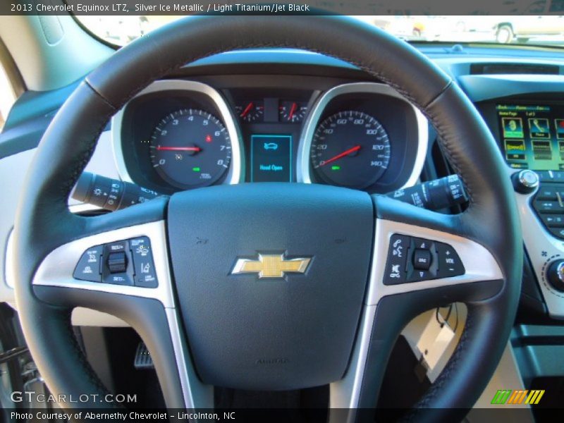 Silver Ice Metallic / Light Titanium/Jet Black 2013 Chevrolet Equinox LTZ