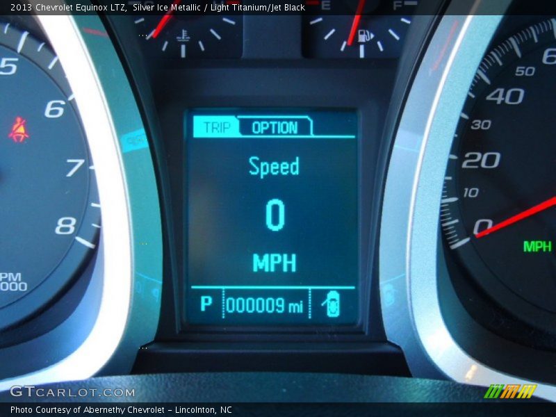 Silver Ice Metallic / Light Titanium/Jet Black 2013 Chevrolet Equinox LTZ
