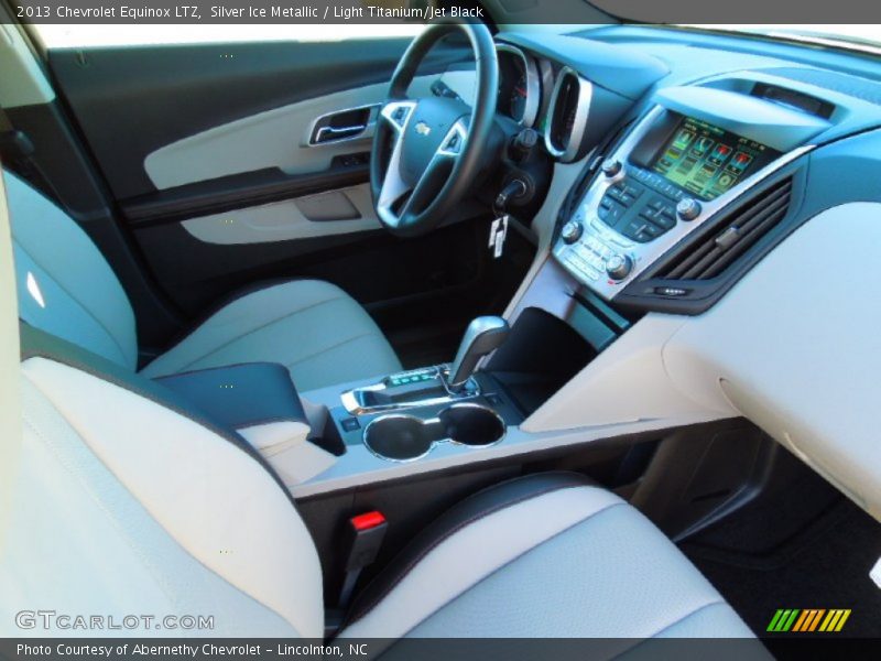 Silver Ice Metallic / Light Titanium/Jet Black 2013 Chevrolet Equinox LTZ