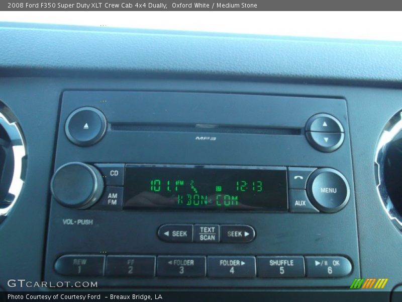 Oxford White / Medium Stone 2008 Ford F350 Super Duty XLT Crew Cab 4x4 Dually