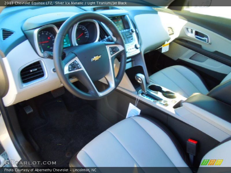 Silver Ice Metallic / Light Titanium/Jet Black 2013 Chevrolet Equinox LTZ