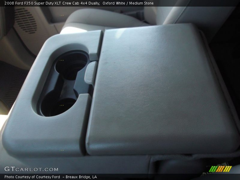 Oxford White / Medium Stone 2008 Ford F350 Super Duty XLT Crew Cab 4x4 Dually