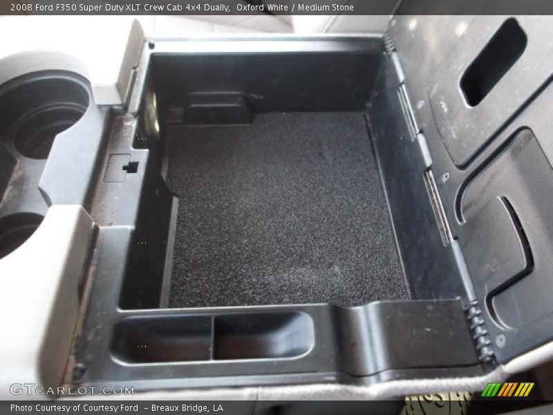 Oxford White / Medium Stone 2008 Ford F350 Super Duty XLT Crew Cab 4x4 Dually