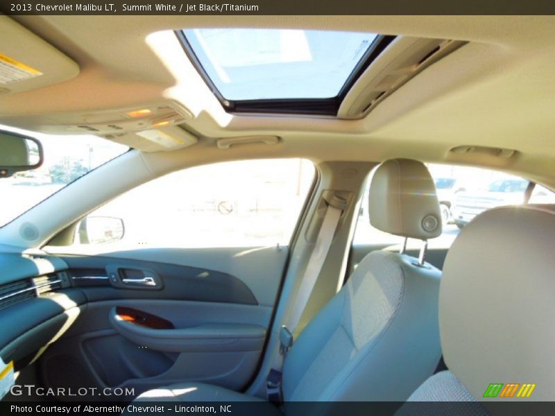 Summit White / Jet Black/Titanium 2013 Chevrolet Malibu LT