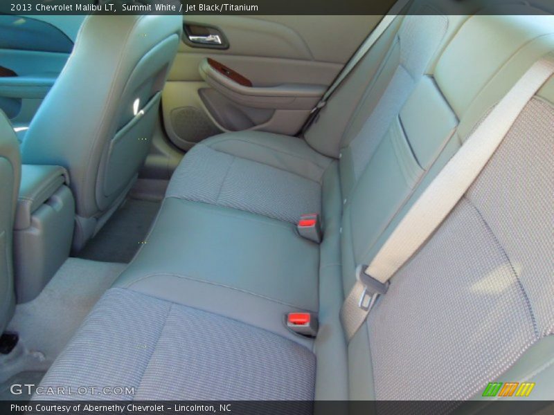 Summit White / Jet Black/Titanium 2013 Chevrolet Malibu LT