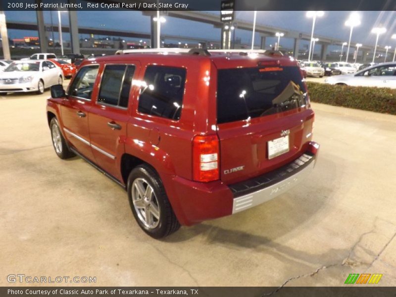Red Crystal Pearl / Dark Slate Gray 2008 Jeep Patriot Limited