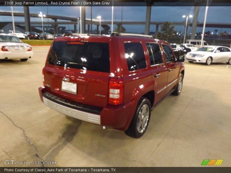 Red Crystal Pearl / Dark Slate Gray 2008 Jeep Patriot Limited