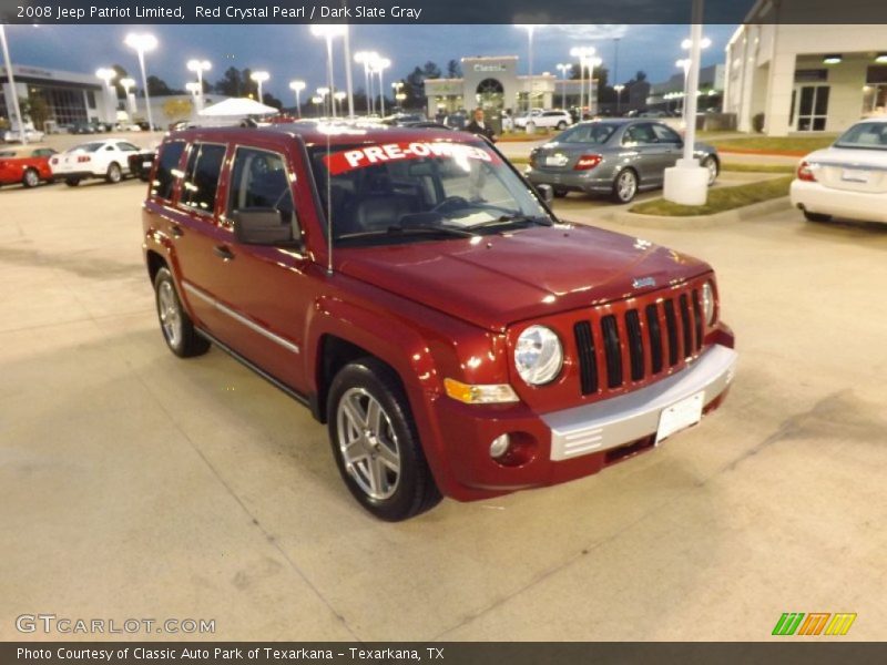 Red Crystal Pearl / Dark Slate Gray 2008 Jeep Patriot Limited